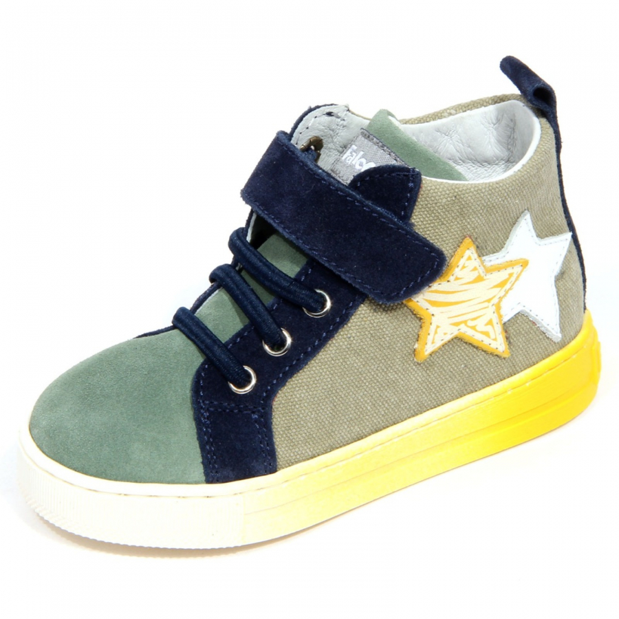 H3578 sneaker bimbo boy FALCOTTO STELLAR VL kids fabric/suede shoes ...
