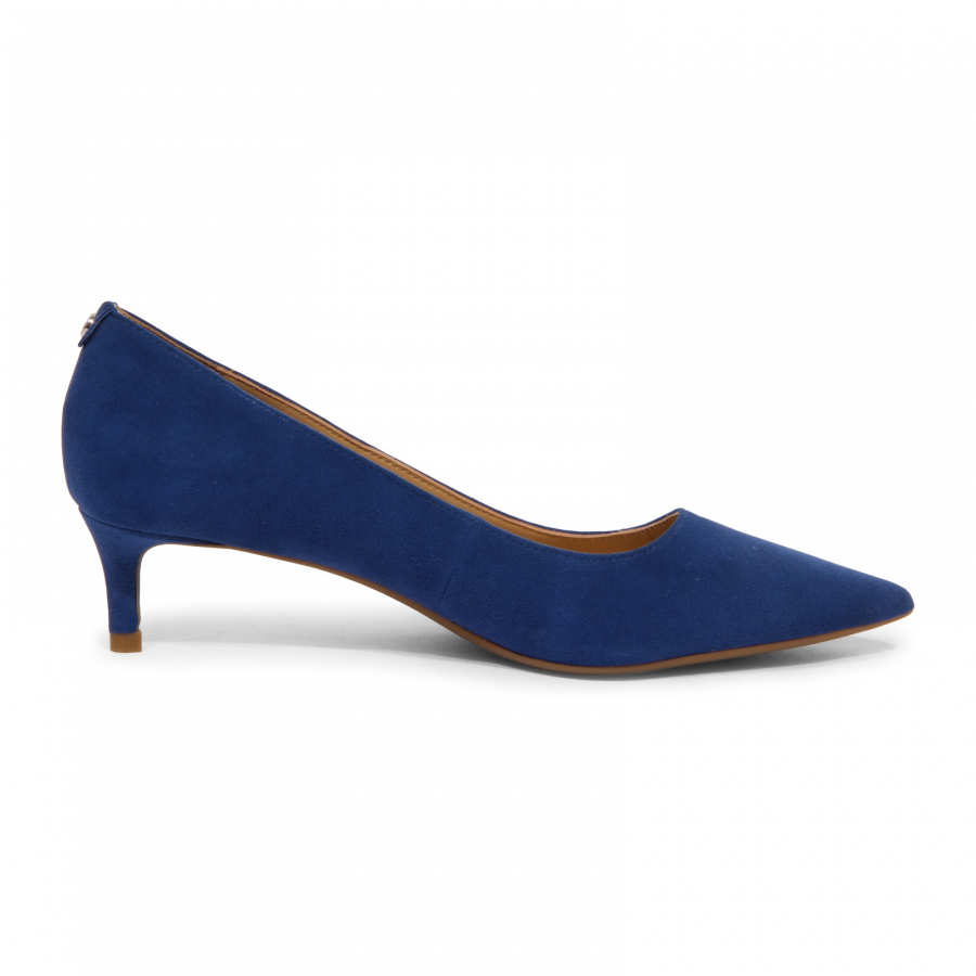 Michael kors blue suede on sale heels